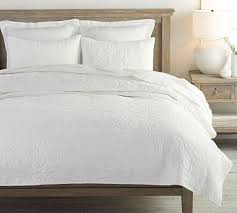 washed cotton quilt sham pottery barn