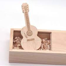 maple wood guitar usb flash drive