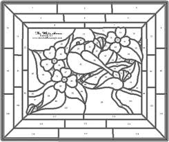free flower patterns for stained glass