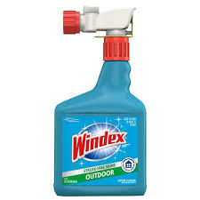 Outdoor Blue Bottle Window Cleaner