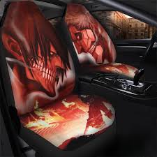 Burning On Titan Car Seat Covers
