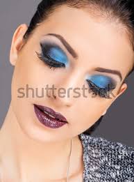 makeup model with extreme makeup stock
