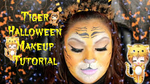 tiger halloween makeup tutorial you