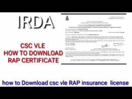 1 what is a certificate of insurance (coi)? Csc Vle How To Download Rap Insurance License Certificate Youtube