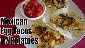 mexican egg tacos w potatoes recipe