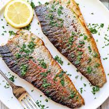 pan fried rainbow trout healthy