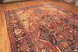 large antique persian heriz area rug