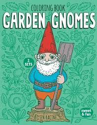 garden gnomes coloring book book