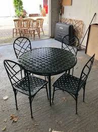 Black Wrought Iron Furniture Warsi