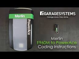 merlin powerace garage door opener