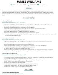 Administrative Professional Resume Profile Luxury Professional