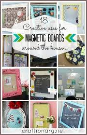best diy magnetic boards tutorials of