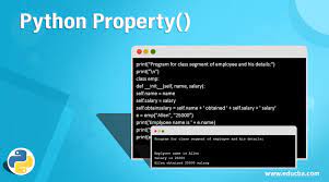 python property working of property