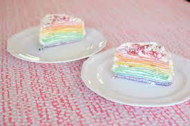 Pastel Crepe Cake gambar png