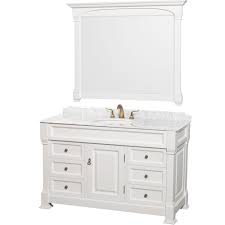 That is to say, that classical antiquity was considered the prime source of inspiration for creative endeavors for. Andover 55 Single Bathroom Vanity In White Undermount Oval Sink And 50 Mirror With Countertop Options