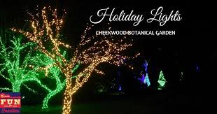 holiday lights at cheekwood in nashville