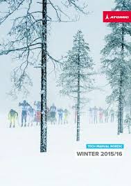 2015 2016 Atomic Nordic Technical Manual By Amer Sports