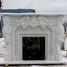 Modern Custom Made Fireplace White