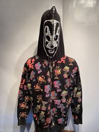 ICP Hatchet Man Hooded Sweatshirt Insane Clown Posse Mens Medium Mask RARE  Vtg | eBay