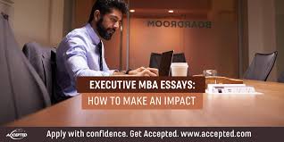 executive mba essays how to make an