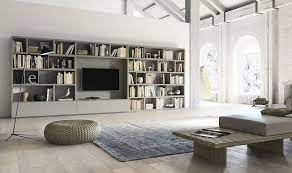 Contemporary Living Room Wall Units For