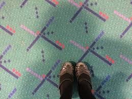 old airport carpet finds new fame in