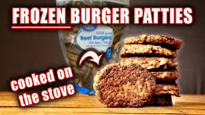 how to cook frozen burger patties on