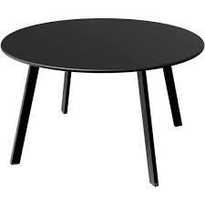 Black Metal Outdoor Coffee Table Round