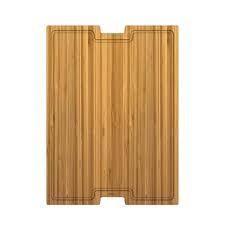kitchen sink solid bamboo cutting board