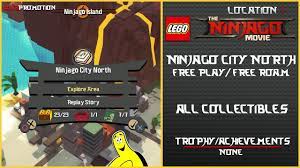Lego Ninjago Movie Videogame: Ninjago City North FREE PLAY / FREE ROAM (All  Collectibles) - HTG - YouTube