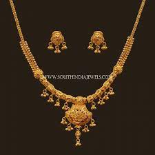 latest gold necklace set designs with