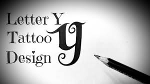 how to draw y letter stylish tattoo
