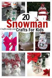 20 Snowman Crafts For Kids