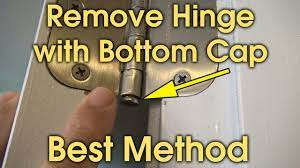 Remove Door Hinge Pin with Bottom Cap - YouTube