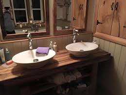 Basin Bathroom From Railway Sleepers