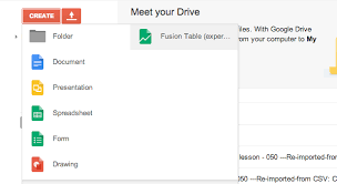 mapping with google fusion tables