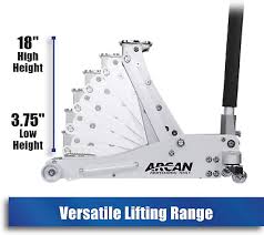 aluminum floor jack with dual pump