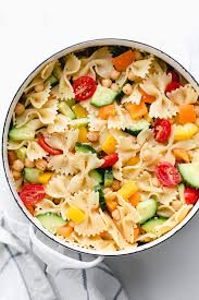 quick n healthy veggie pasta salad