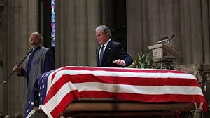 Bush will be honored with a state funeral at washington's national cathedral, the first presidential funeral since 2006. George Hw Bush Funeral The Last Words He Would Ever Say On Earth Bbc News