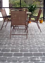 patio with spray paint