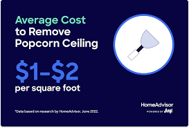 what does popcorn ceiling removal cost