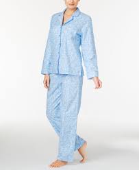 Charter Club Petite Flannel Pajama Set Only At Macys