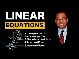 Five Forms Of Linear Equations