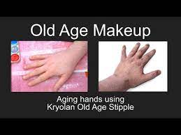 old age makeup aging hands you