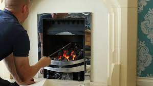 gas fire service cost