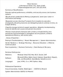 Resume Format For Experienced Software Professionals