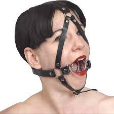 Lockable SM Bondage Mouth Gag with 2 Metal Rings for a Wide Open Mouth - Bondage  Mouth Gag with Mouth Opening - Fetish Sex Toy - BDSM Mouth Separator :  Amazon.co.uk: Health