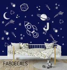 Outer Space Wall Decals Kid S Bedroom