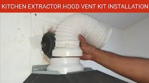kitchen extractor hood vent kit