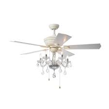 Shop wayfair for ceiling fans to match every style and budget. Warehouse Of Tiffany Havorand Ii 52 In Indoor White Ceiling Fan With Light Kit Cfl8213wh The Home Depot